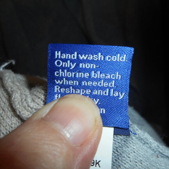 APT. 9: women's open front sweater, NO Pockets, sz S, long collar - Picture 5 of 6